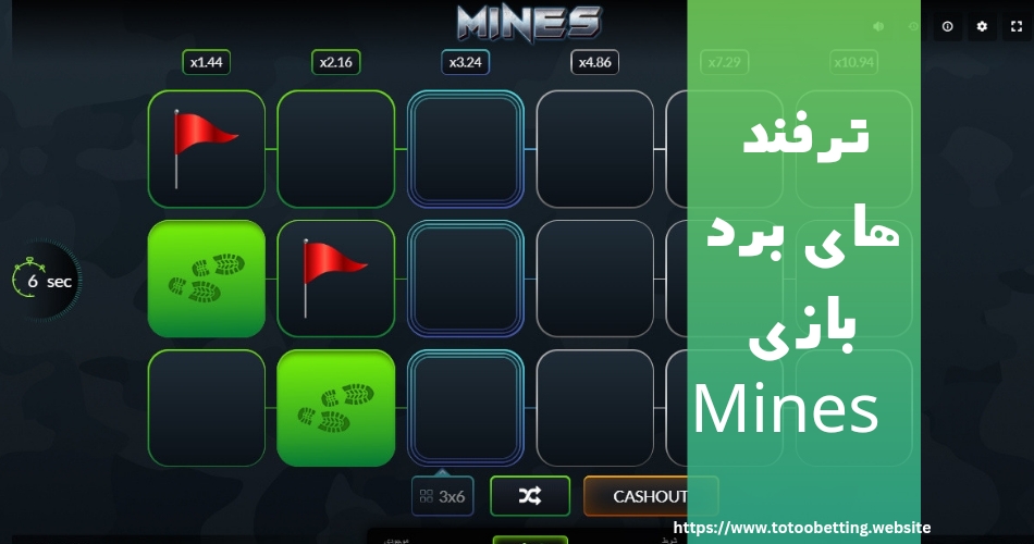 ترفند های برد در بازی mines