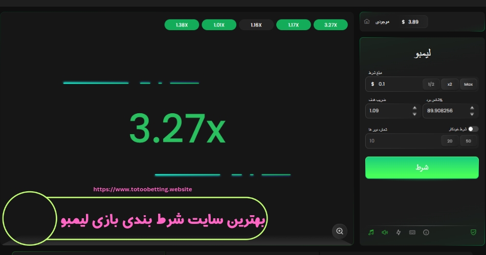 بهترین سایت شرط بندی بازی لیمبو