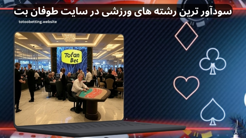 سودآور ترین رشته های ورزشی در سایت طوفان بت